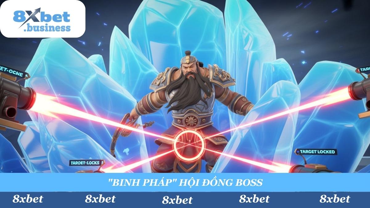 Dùng "Binh Pháp" hack não: Kích hoạt "Đóng Băng" và "Khóa Mục Tiêu" để "hội đồng" Tướng. Đây là bí kíp "hốt bạc" của cao thủ, không boss nào chịu nổi!