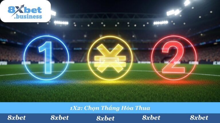Kèo Châu Âu (1X2) Là Gì? Cách Đọc & Tính Tiền Chuẩn Tại 8Xbet